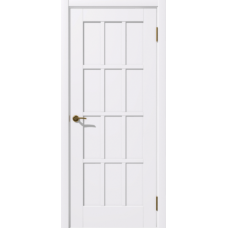 Дверь межкомнатная Дубрава Сибирь Муза ТЕРЦИЯ белая, глухое полотно